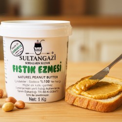 Şekersiz Fıstık Ezmesi – %100 Osmaniye Yer Fıstığı 1Kg